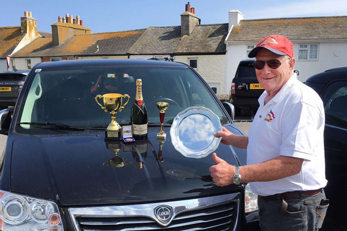 Die reiche Ausbeute für seinen letzten Auftritt auf der Isle of Man