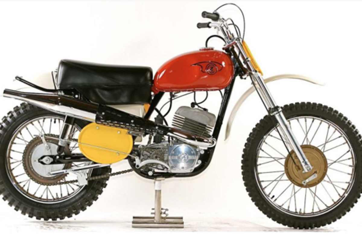 Die Zweitakt-ČZ 360, mit der Paul Friedrichs 1966 Weltmeister wurde