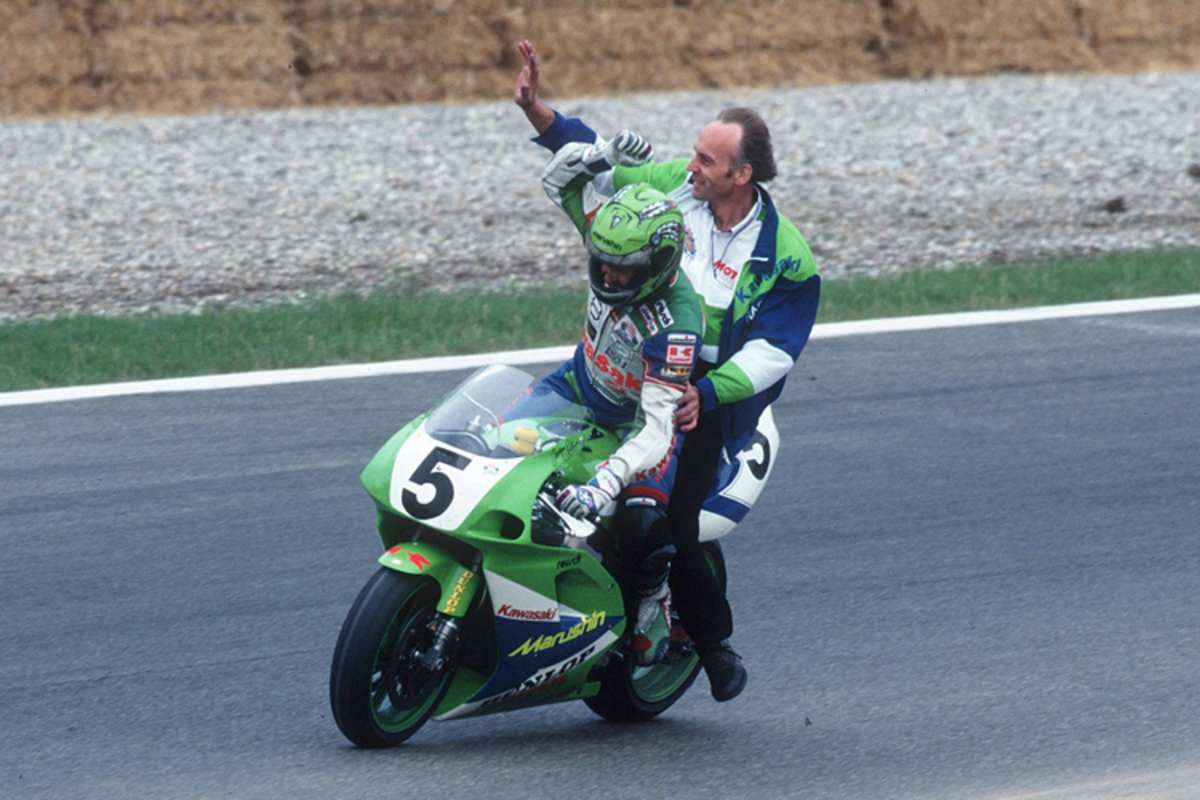 Gemeinsame Rundfahrt von Schmid und Stückle, Hockenheim 1995