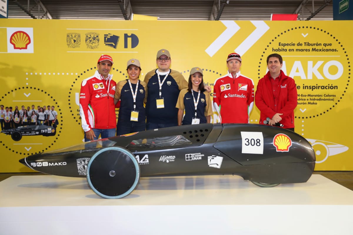 Das «Shell Eco-marathon»-Fahrzeug der UNAM-Studenten