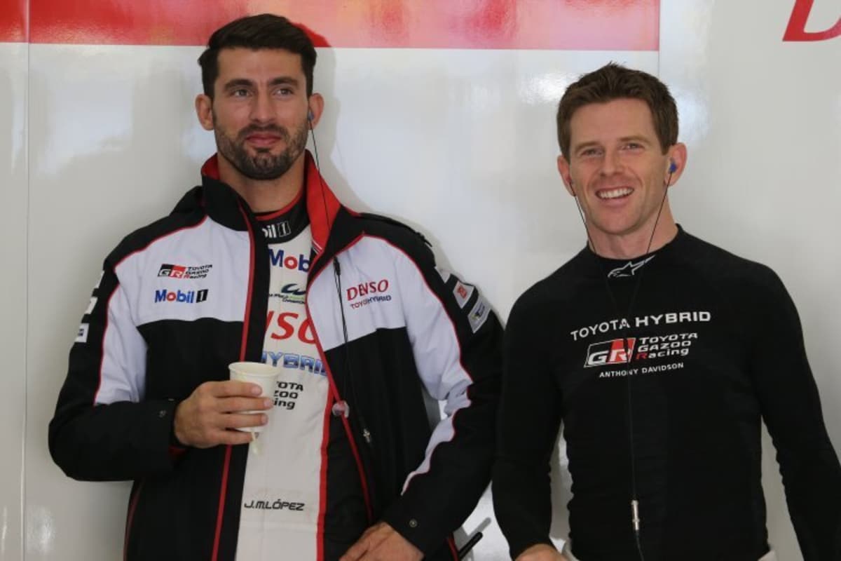 Toyota-Piloten: José María López (li.) und Anthony Davidson