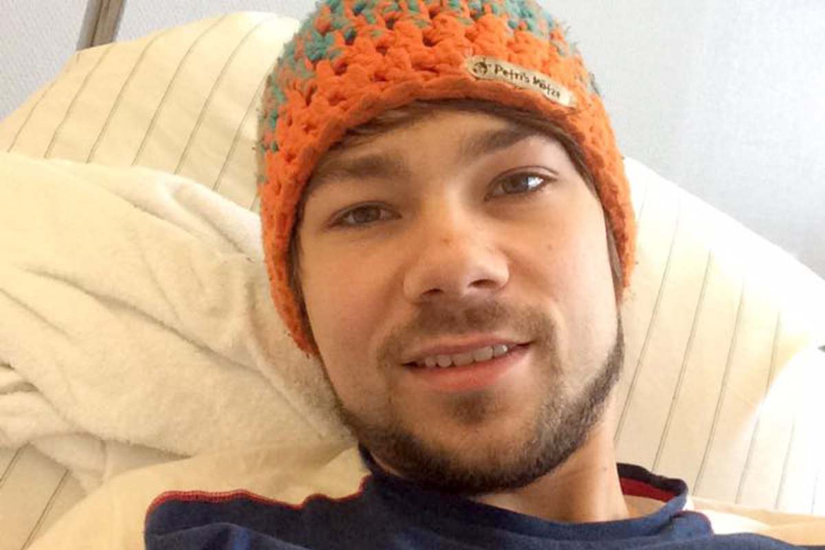 Dominik Vincon im Krankenhaus