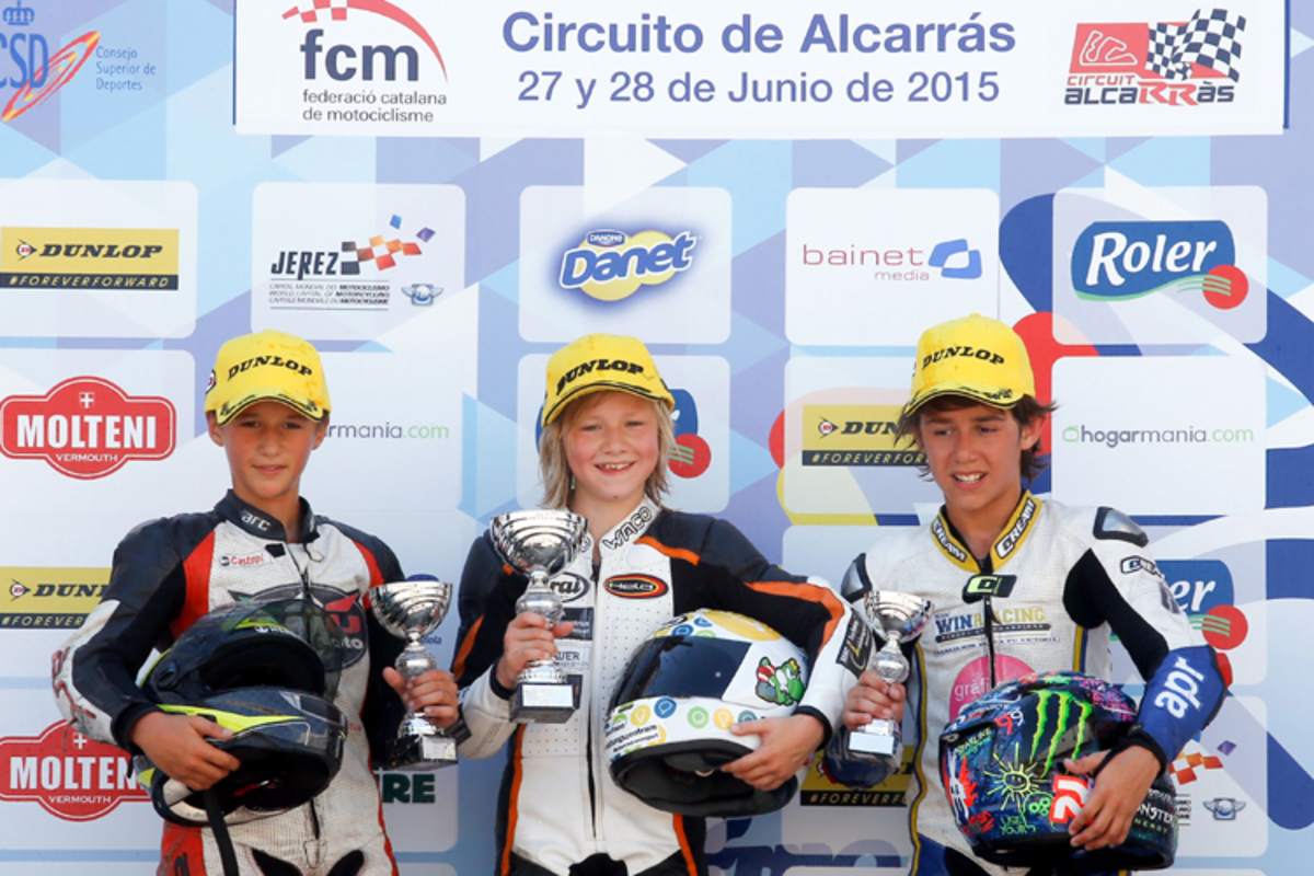 Joshua Bauer: Der erste Sieg in der CEV Challenge80/Moto4