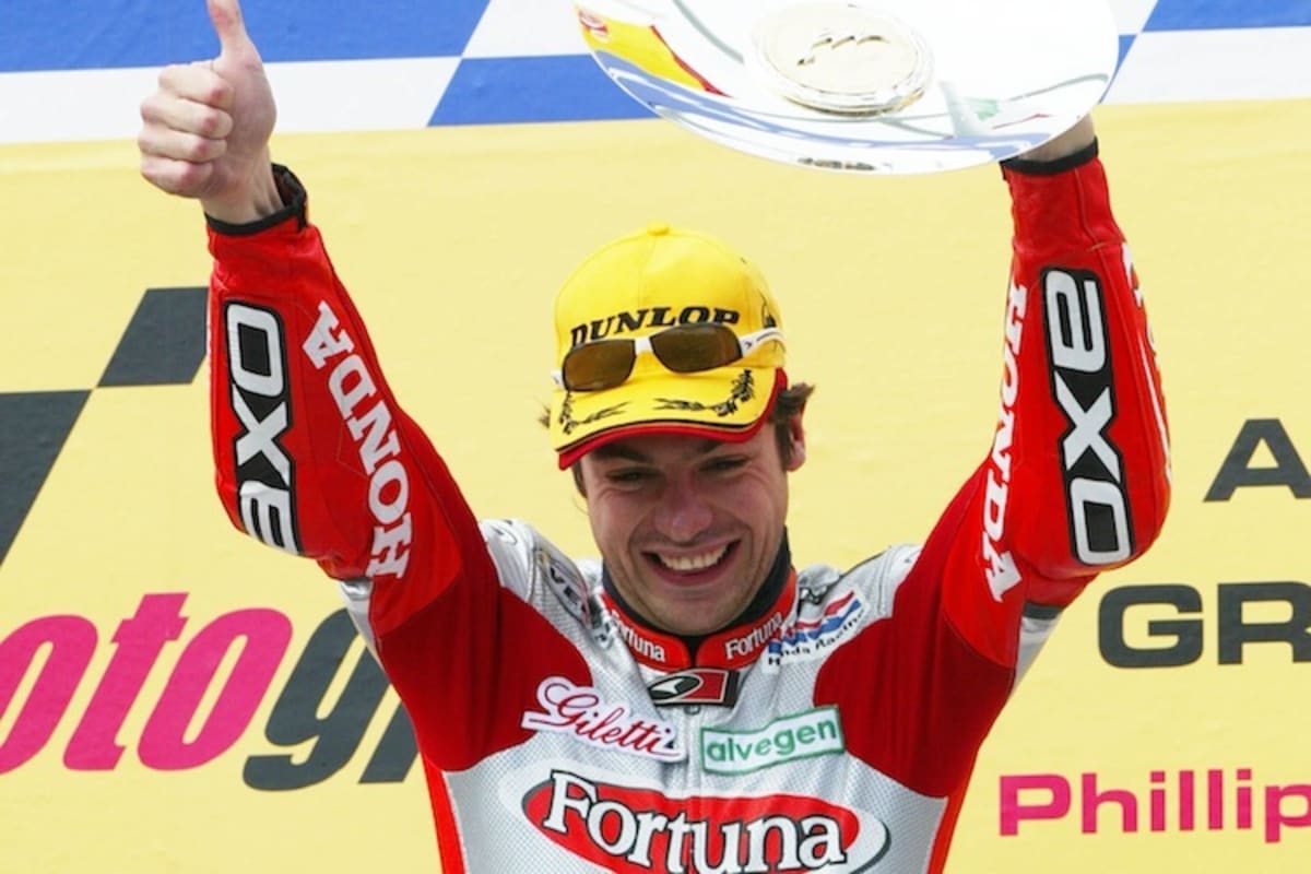 Rolfo siegte 2003 auf Phillip Island