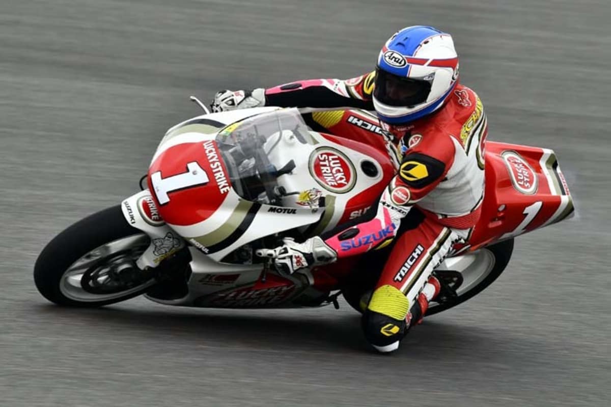 Kevin Schwantz war 2017 zum ersten Mal am Sachsenring zu Gast