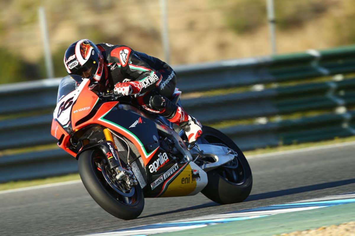 Aprilia-Testfahrer Alex Hofmann