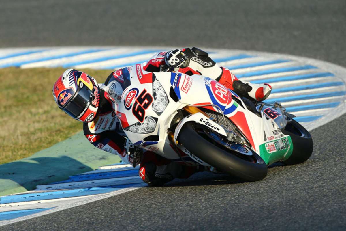 Jonathan Rea mit der Honda Fireblade