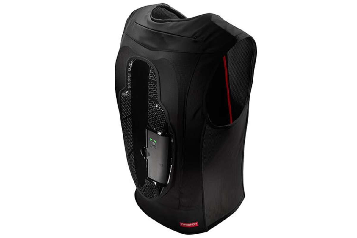 Hinten ist ihr die Elektronik samt Akku zu sehen