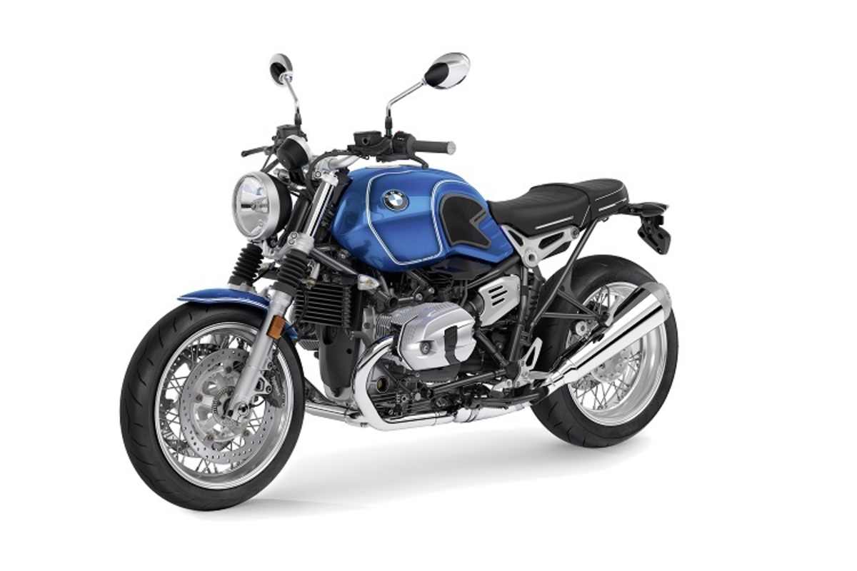 BMW R nineT/5: Faltenbälge an der Gabel, aber nicht wie bei der R 75/5 mit 13 Rippen