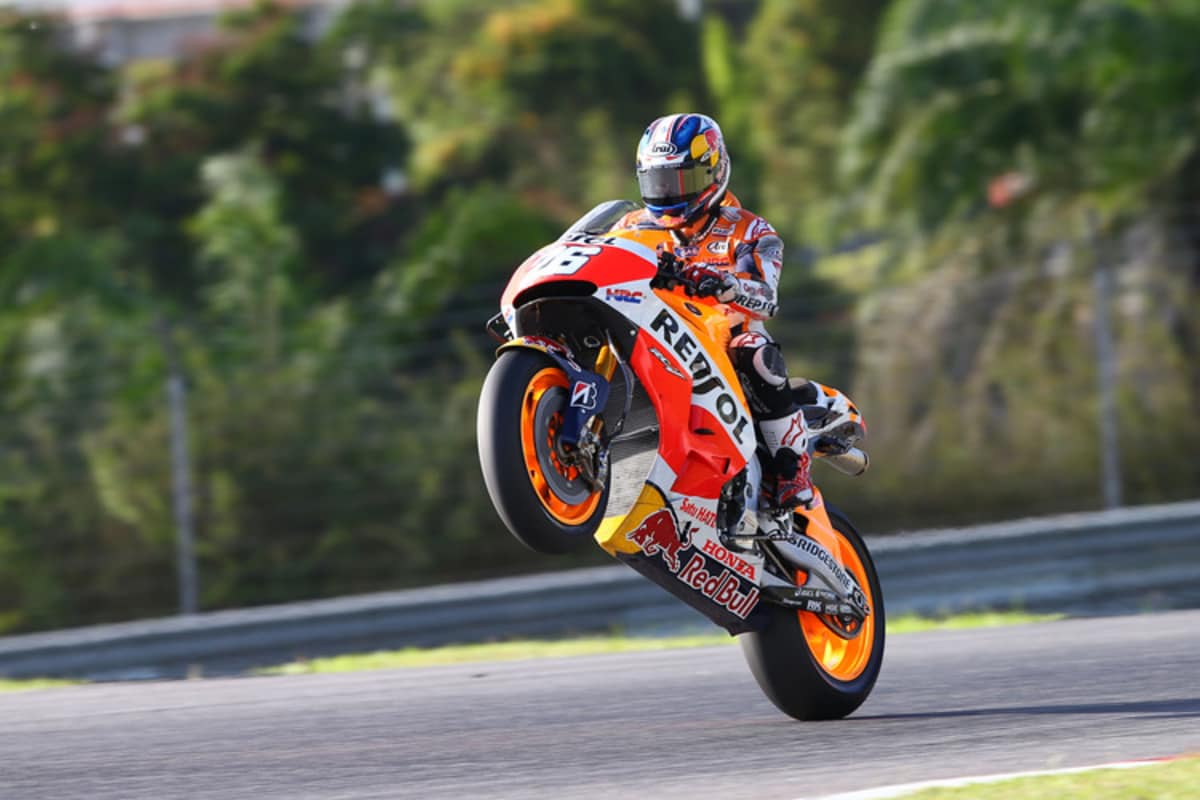 Auch Dani Pedrosa bewies seinen Speed