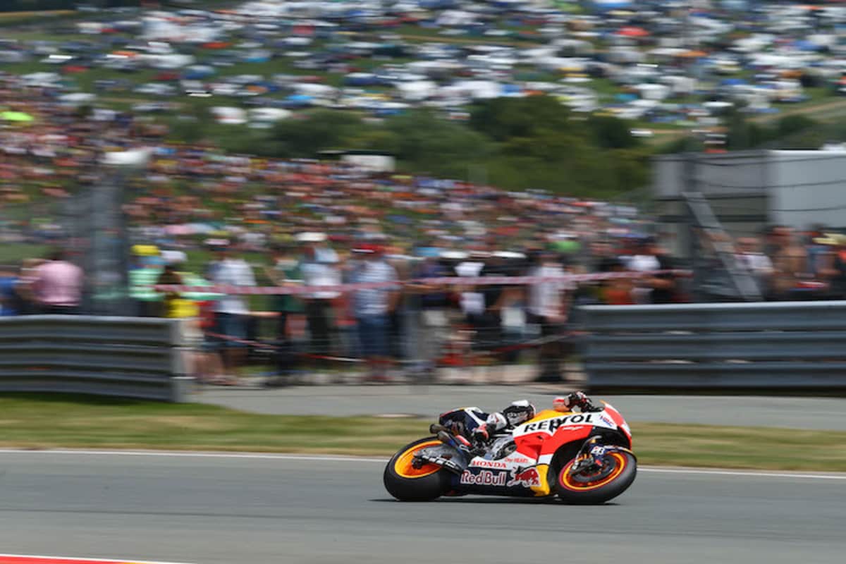 Dani Pedrosa glänzte auf dem Sachsenring als Zweiter