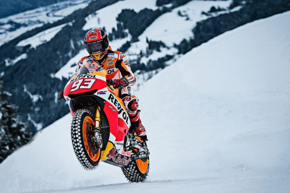 Marc Márquez auf der Streif in Kitzbühel
