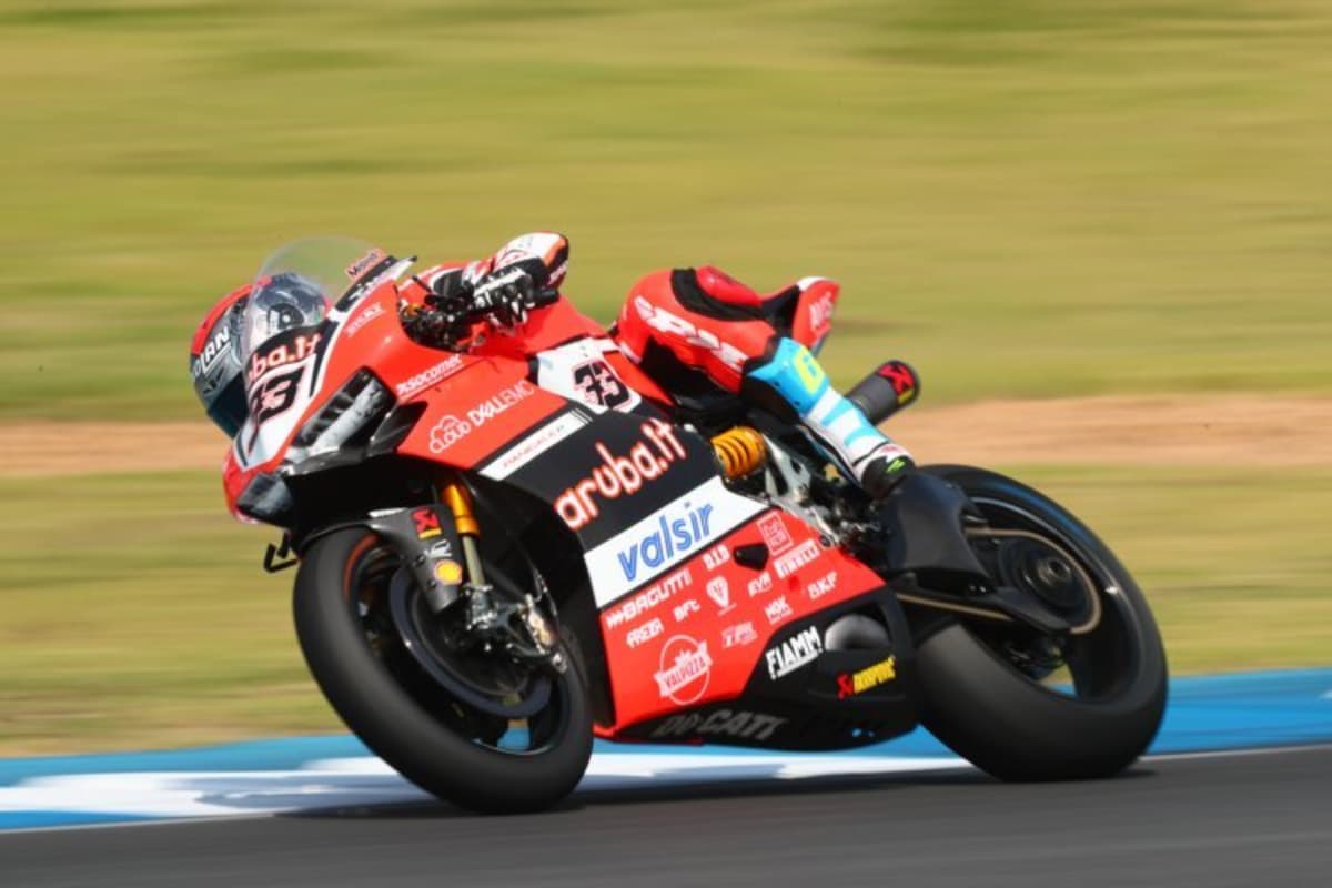 Marco Melandri hat sich vor Chaz Davies qualifiziert