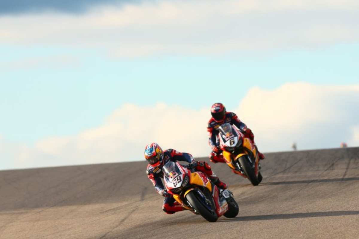 Die Red Bull Honda-Piloten hatten in Aragón Mühe