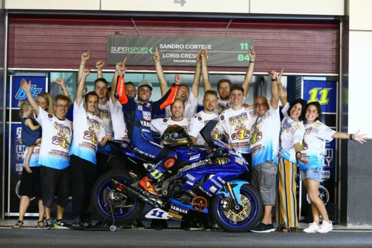 Das ganze Kallio Team stand hinter Cortese