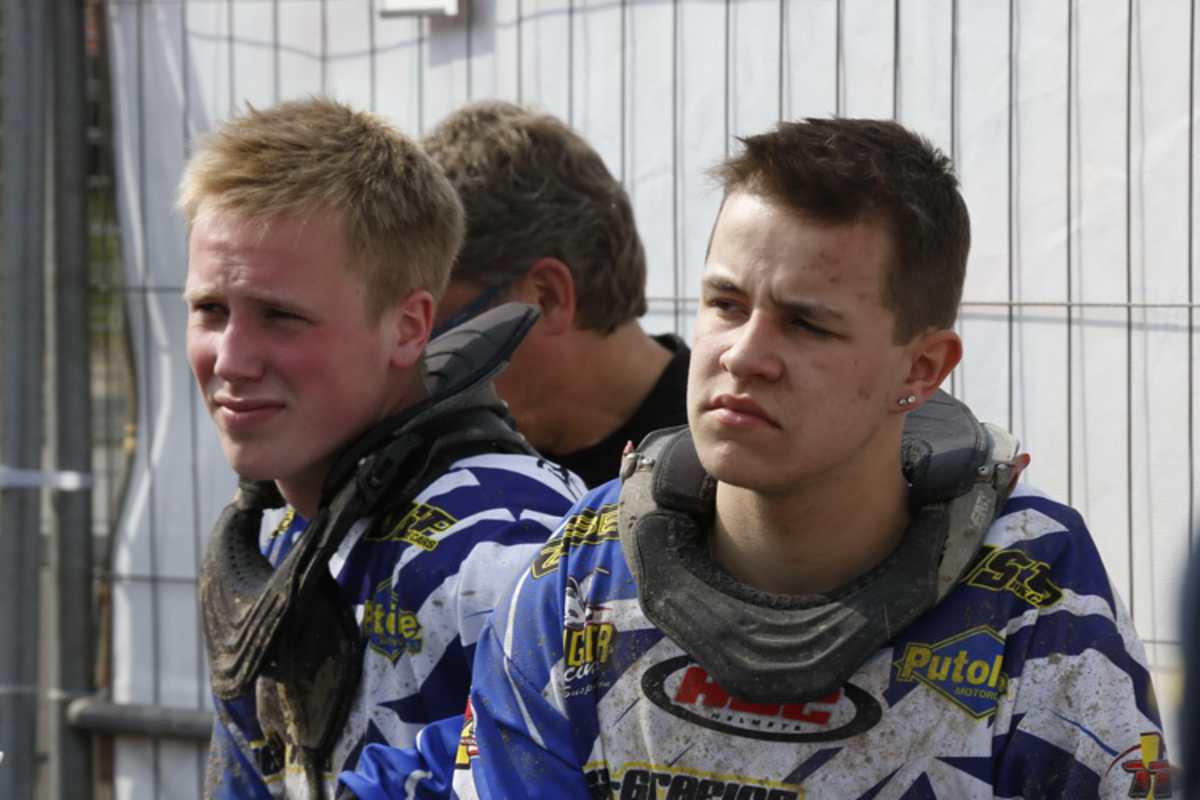 Starker Nachwuchs: Adrian Peter mit Robin Ohl