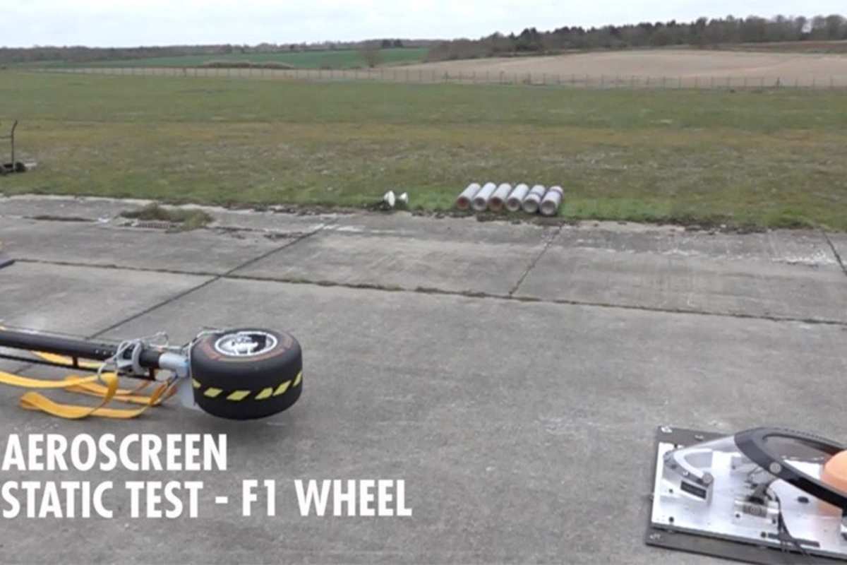 FIA-Versuche mit dem Aeroscreen