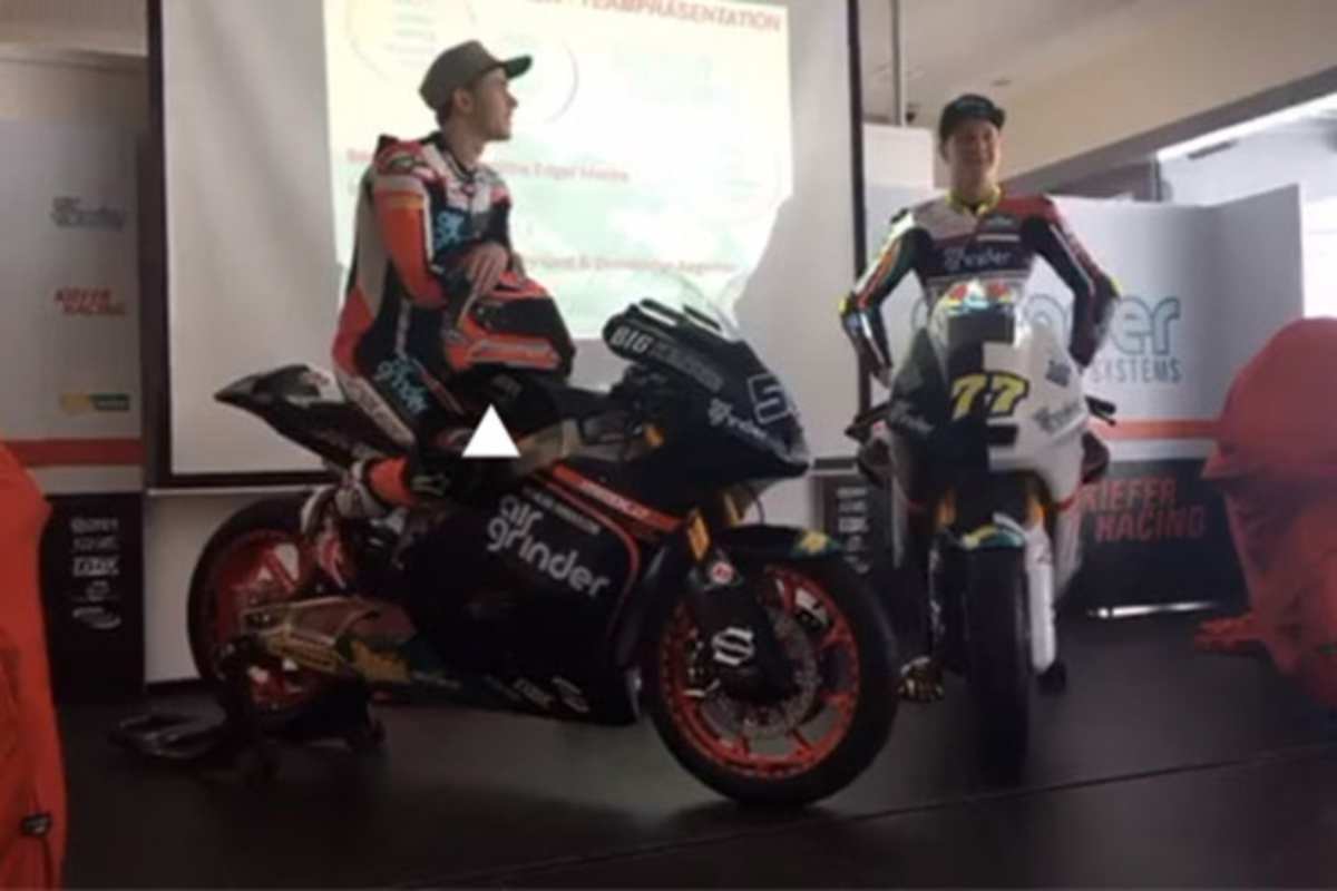 Das neue Air Grinder-Team mit Kent und Aegerter