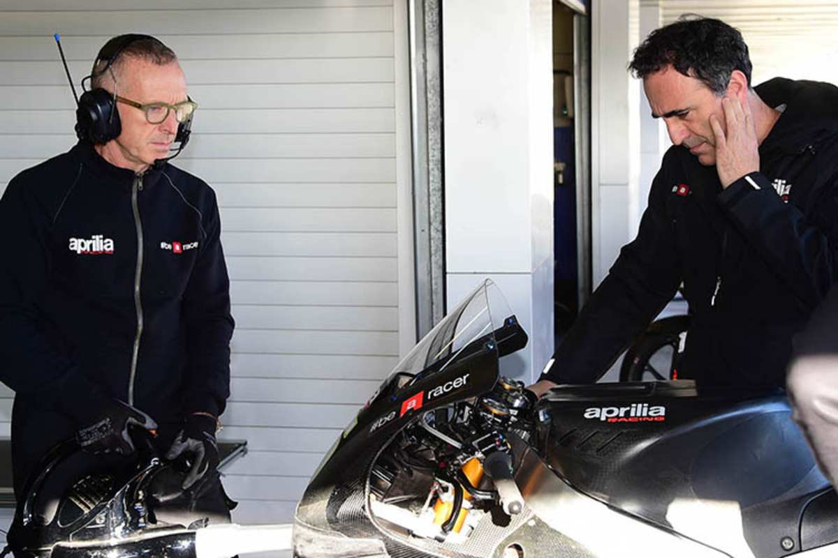 Romano Albesiano beim MotoGP-Test in Jerez im November 2018