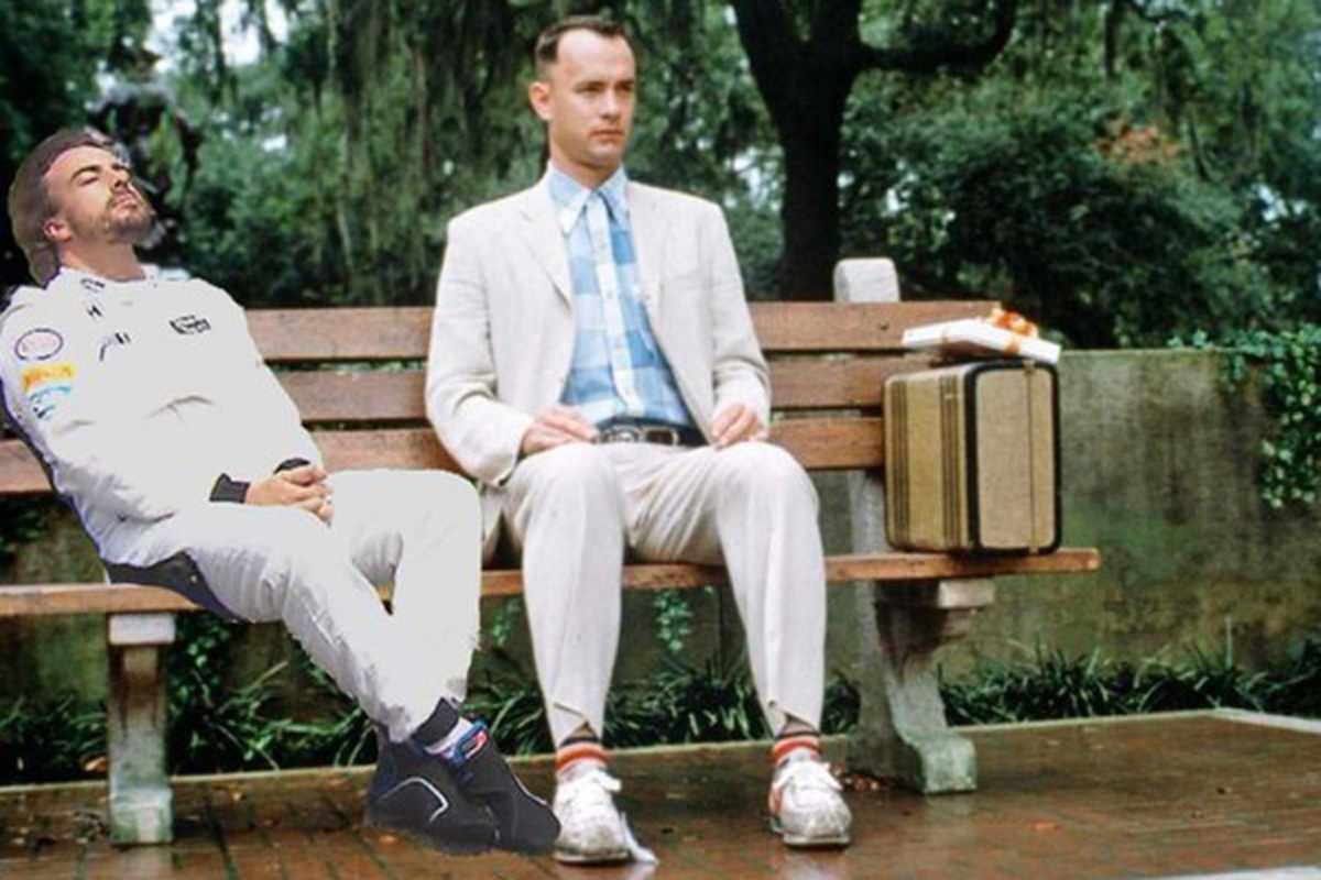 Die berühmte Bank von Forrest Gump darf natürlich nicht fehlen