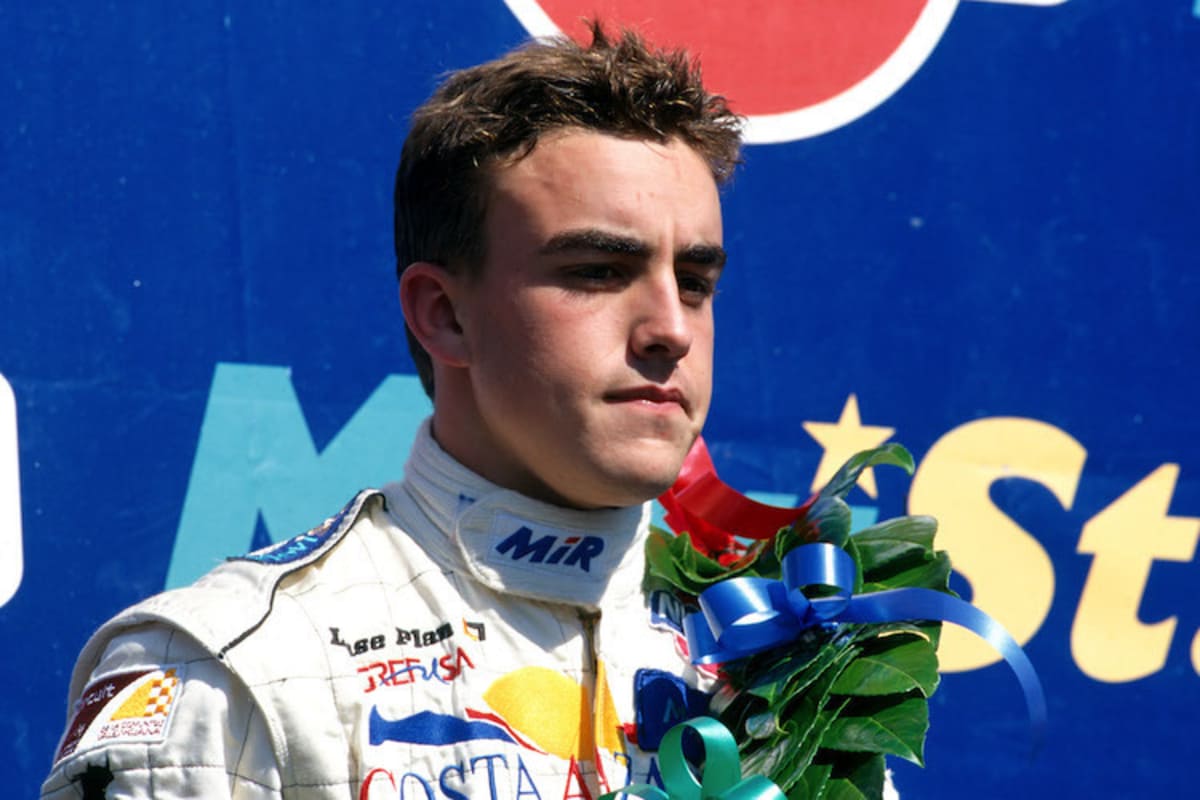 Fernando Alonso, schon 1999 voll konzentriert