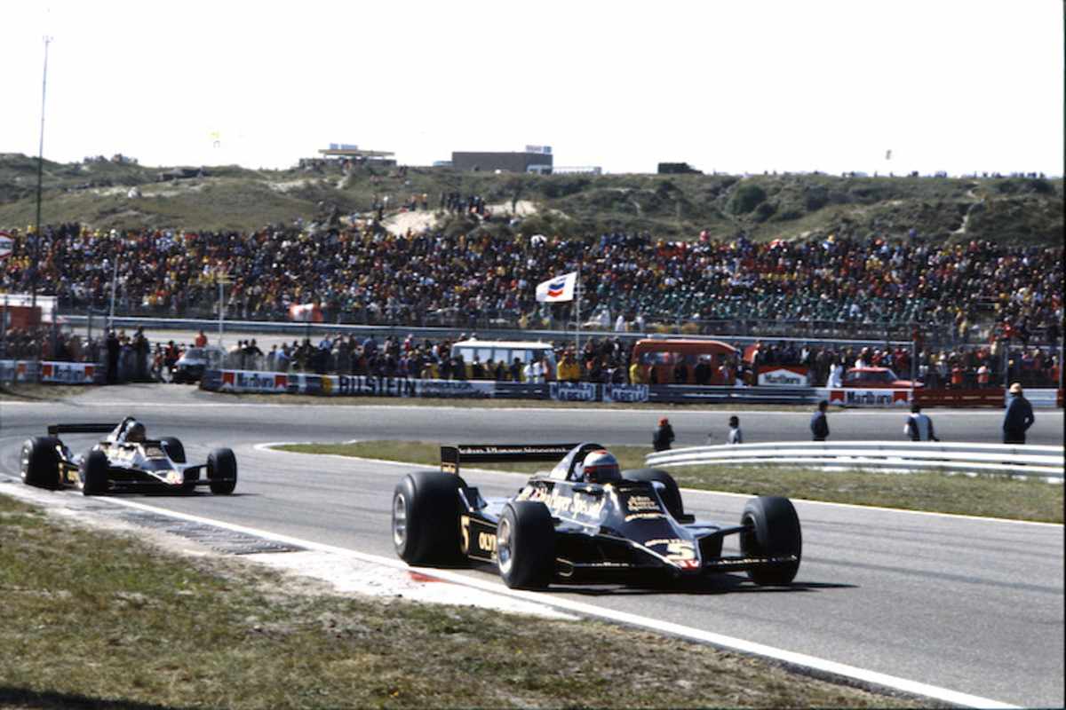 Mario Andretti vor Ronnie Peterson in Zandvoort 1978