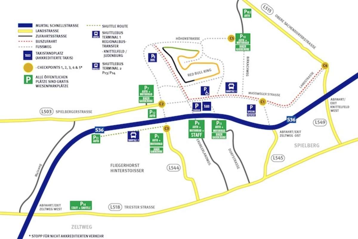 Viele Wege führen nach Spielberg