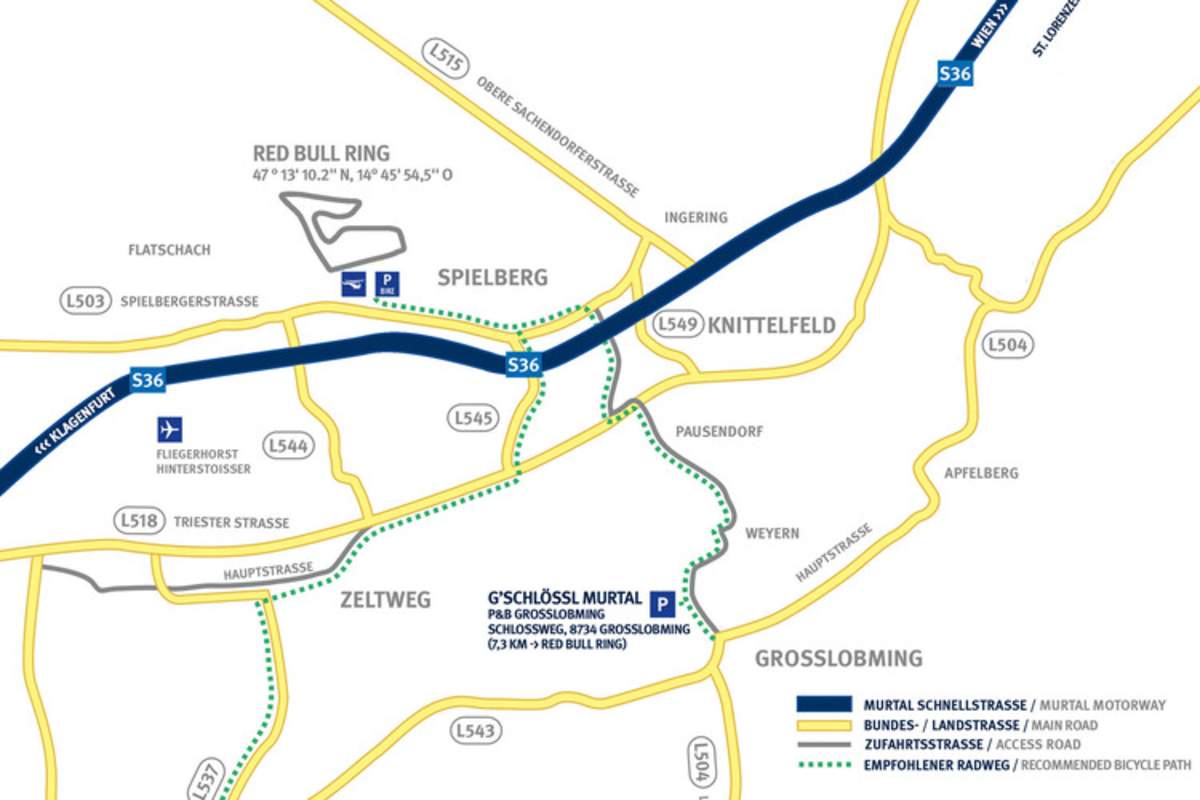 So kommen die Fans zum Red Bull Ring