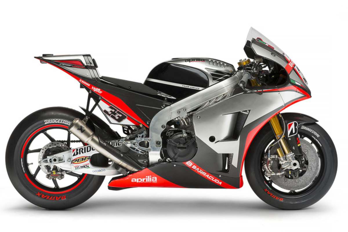Die Aprilia GP-RS von Marco Melandri