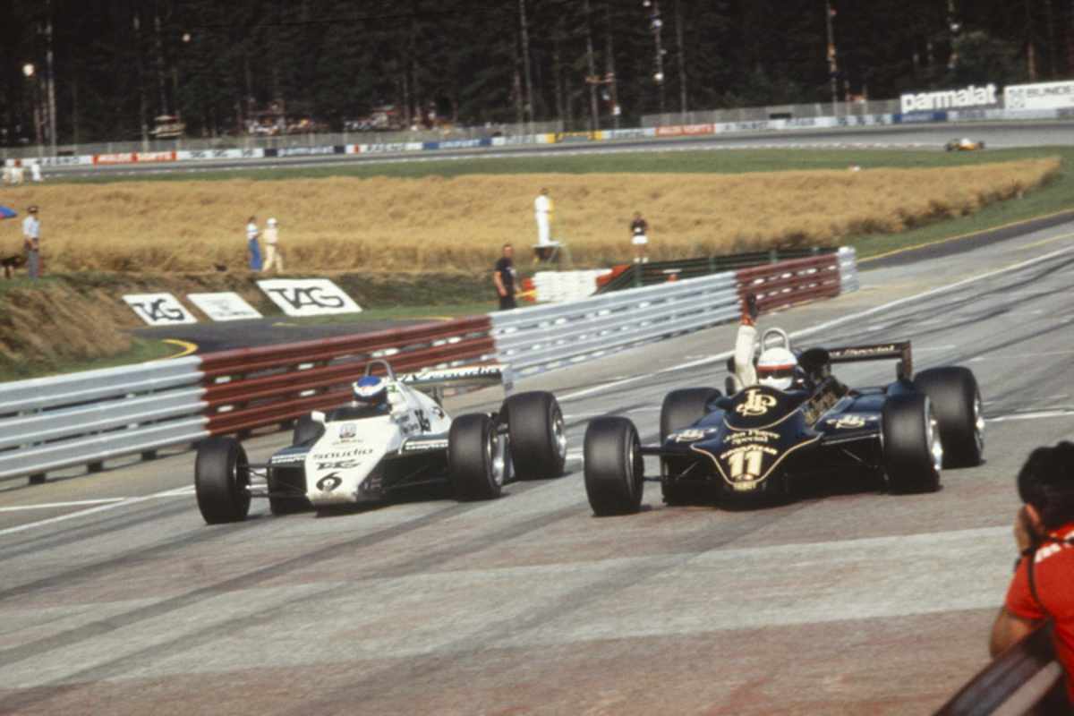 Elio de Angelis vor Keke Rosberg 1982