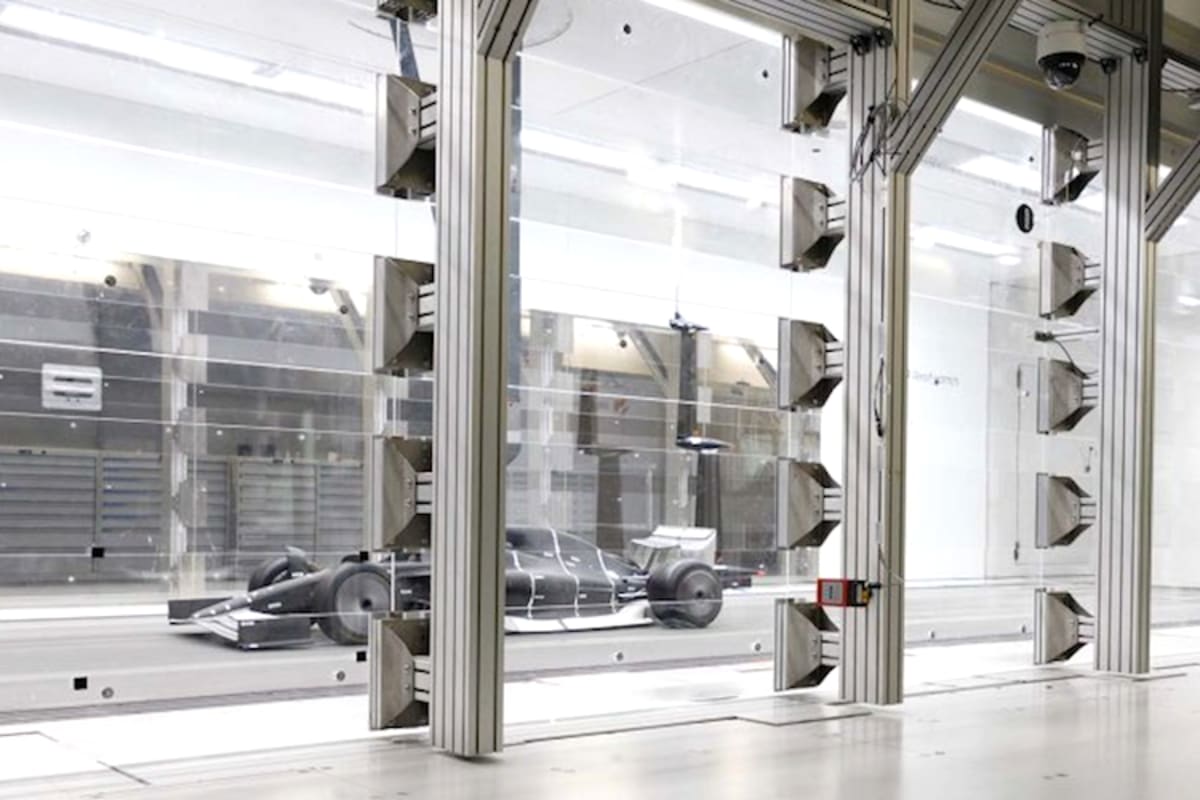 Bislang fanden drei Windkanaltests statt