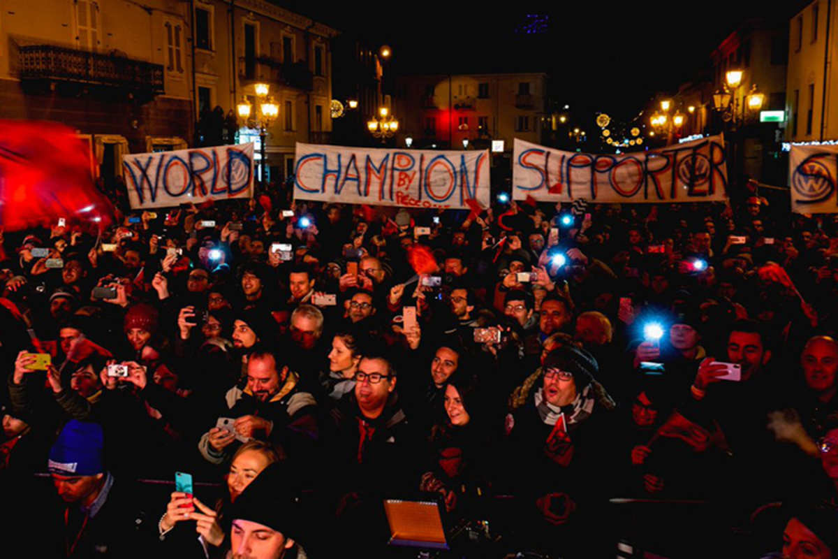 Die Fans in Chivasso bejubelten den Weltmeister