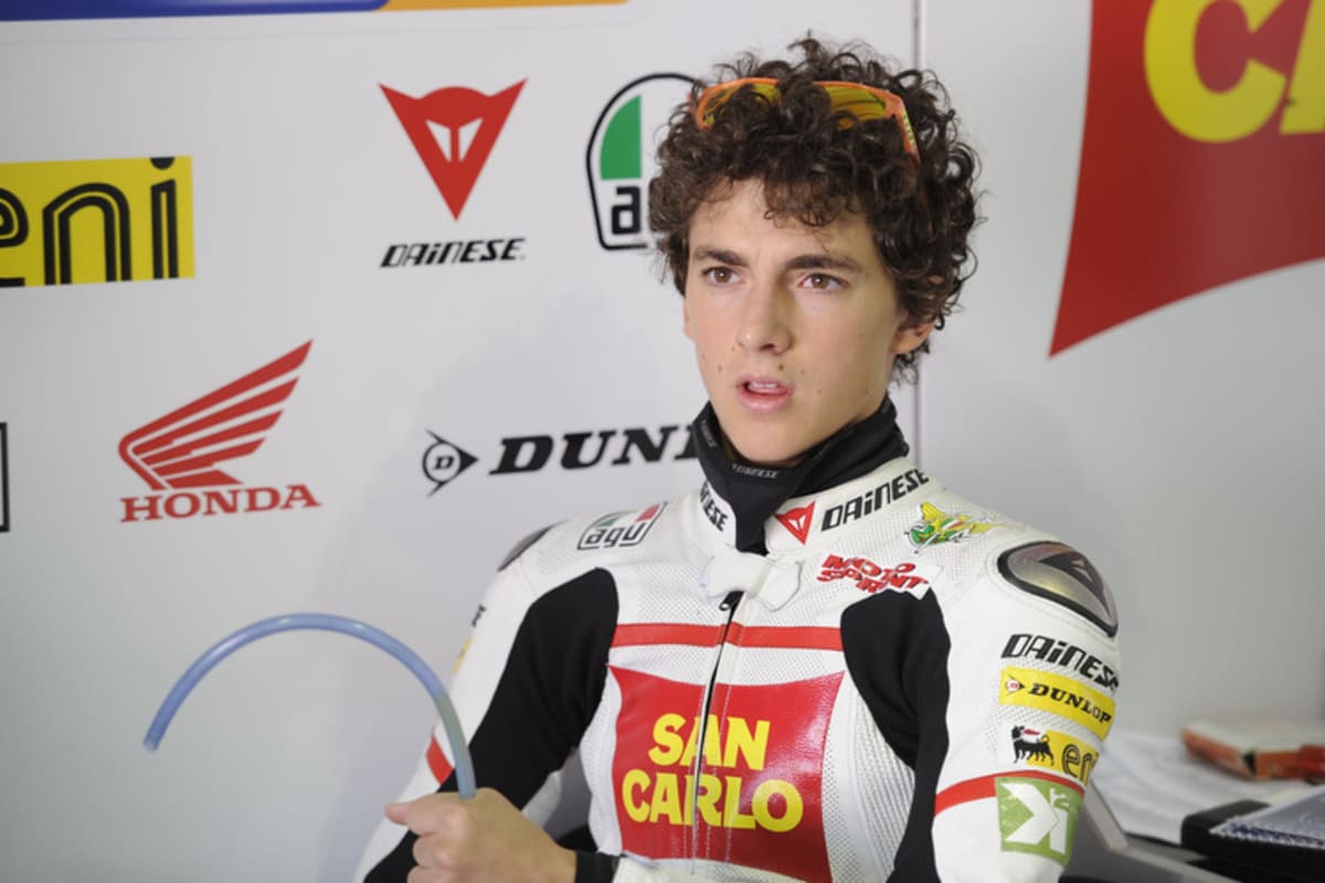 Bagnaia gab sein WM-Debüt 2013 mit dem Team Italia