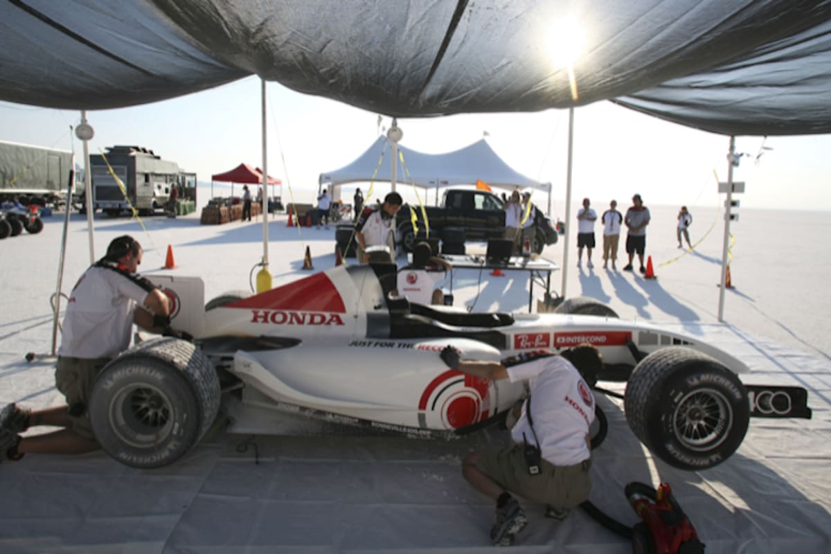 Vorbereitung in Bonneville