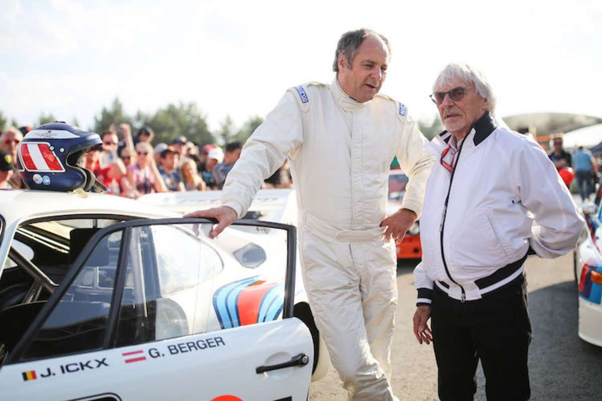 Gerhard Berger und der frühere Formel-1-Boss Bernie Ecclestone gehörten zu den vielen prominenten Besucher am Red Bull Ring