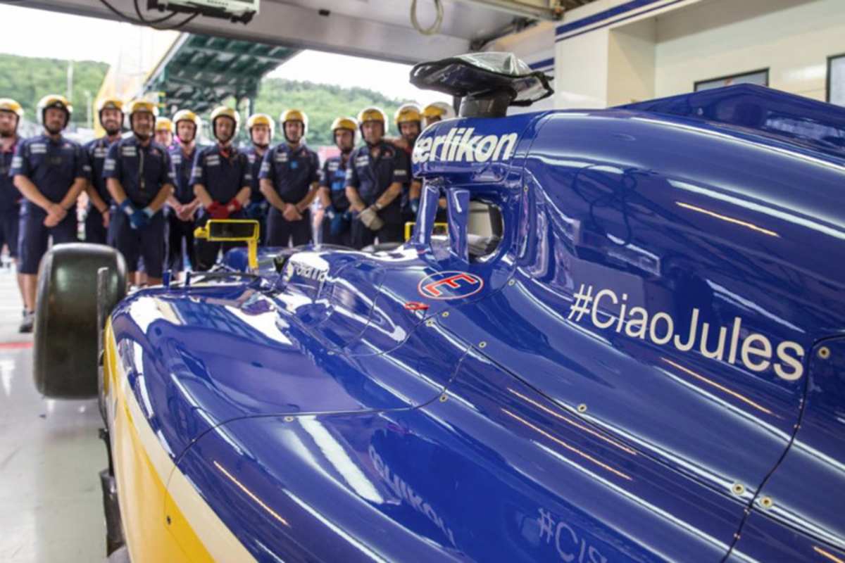 Ein letzter Gruss auf dem Sauber