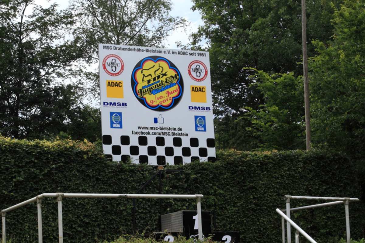 Das Siegertreppchen in Bielstein