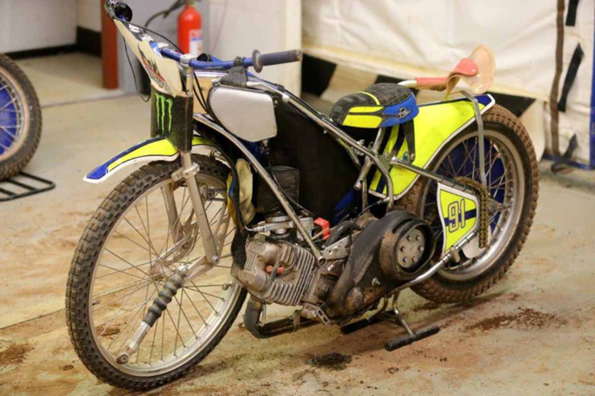 Kenneth Bjerre verkürzte sein Motorrad im Halbfinale