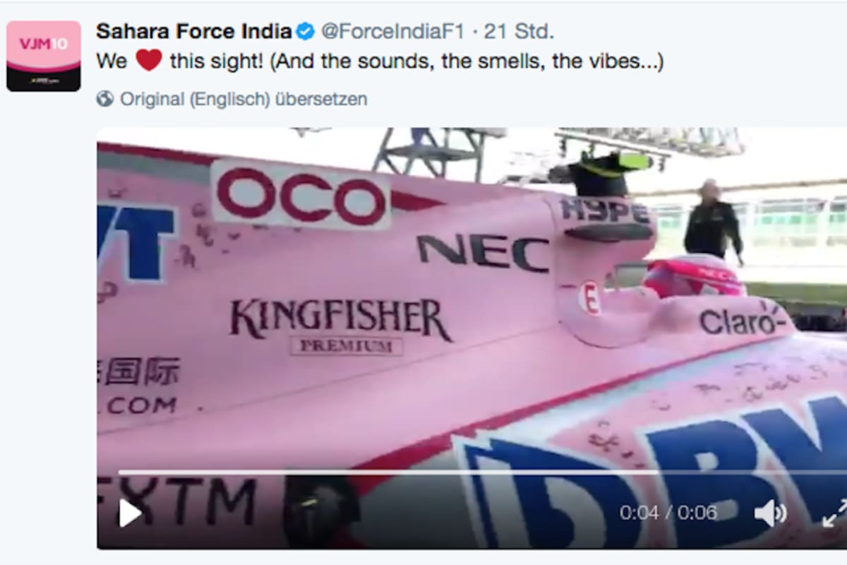 Und einen Fahrernamen gibt es nun auch