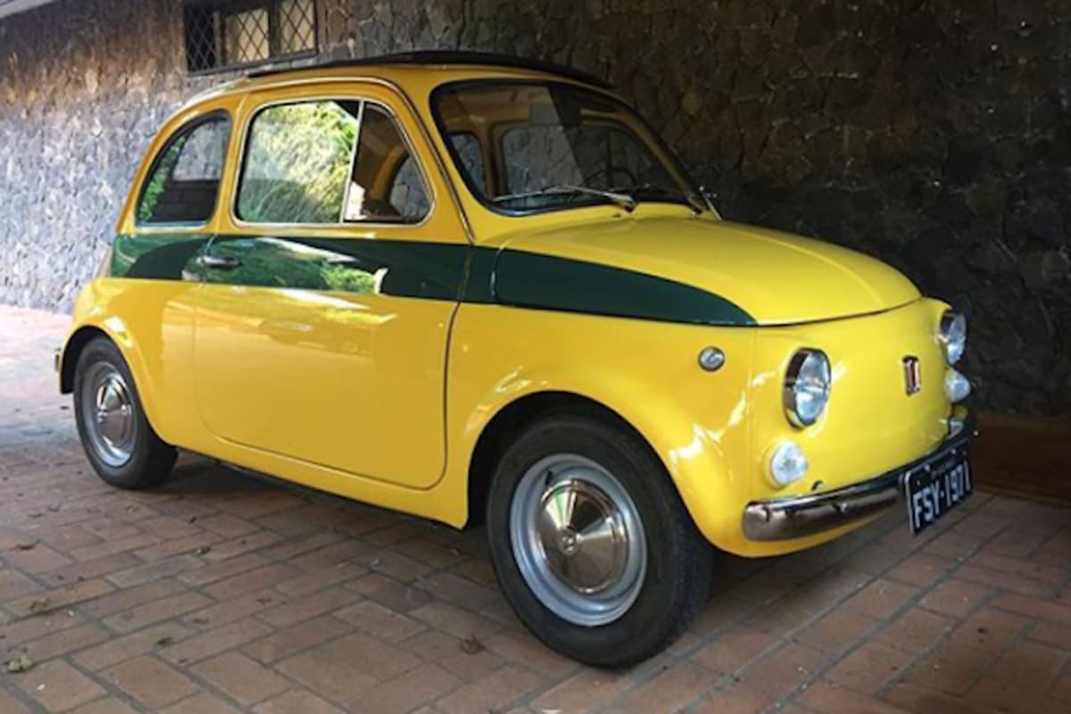 Der Fiat 500 von Felipe Massa