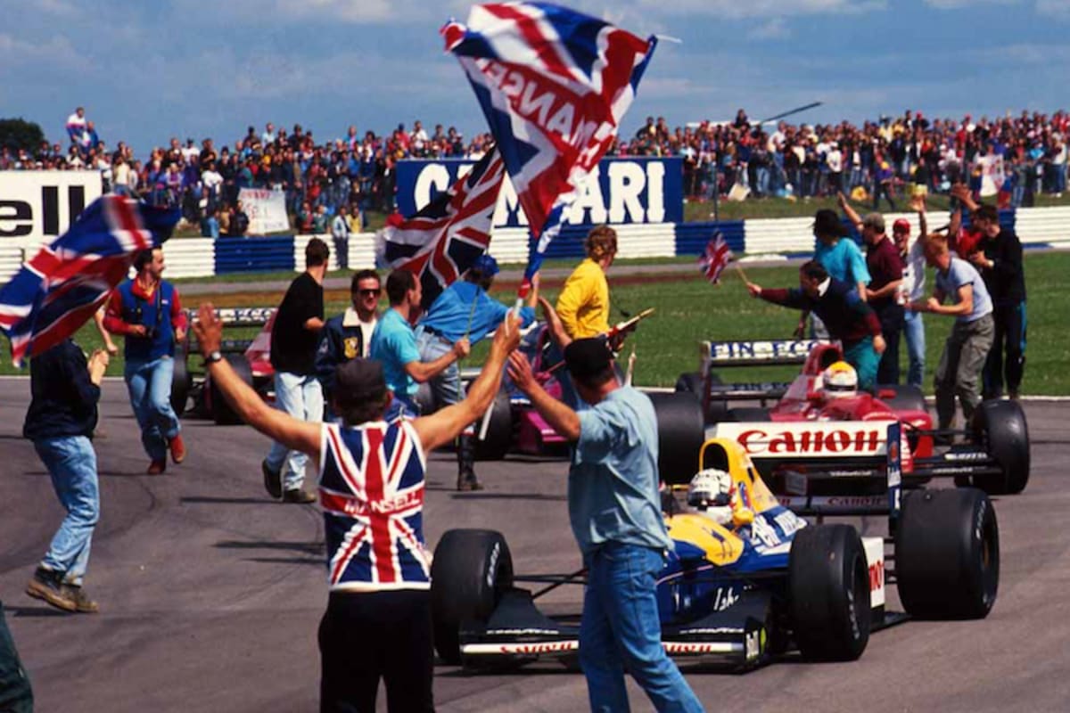 Mansellmania in Silverstone 1992
