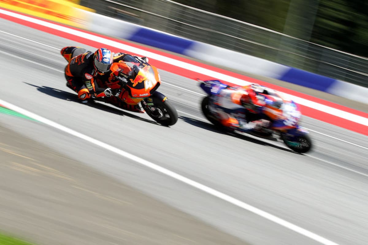 Brad Binder holte in der Moto2 den Heimsieg für KTM 