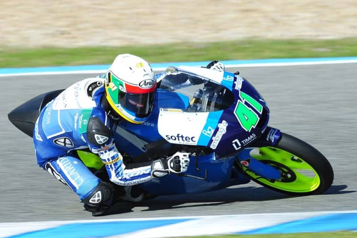 Brad Binder beim Test in Jerez auf Mahindra
