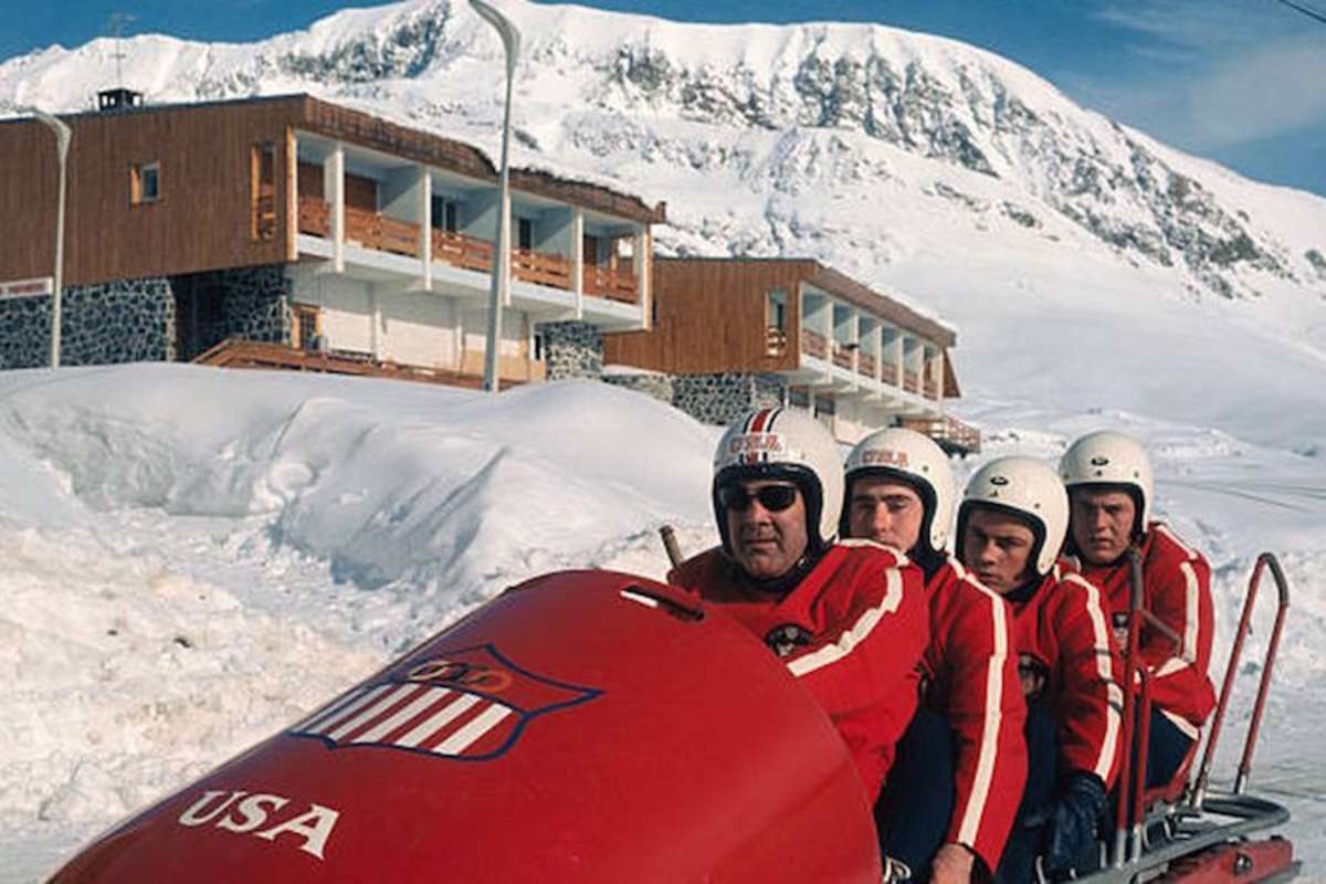 Der US-Amerikaner Bob Said im Vierer-Bob