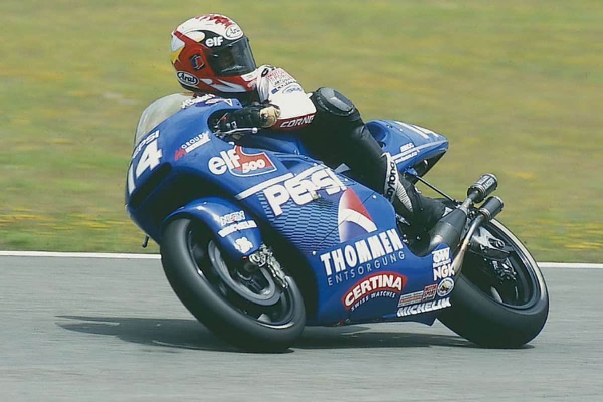 Auch in der 500-ccm-WM dabei: Adi Bosshard 1996 auf der swissauto