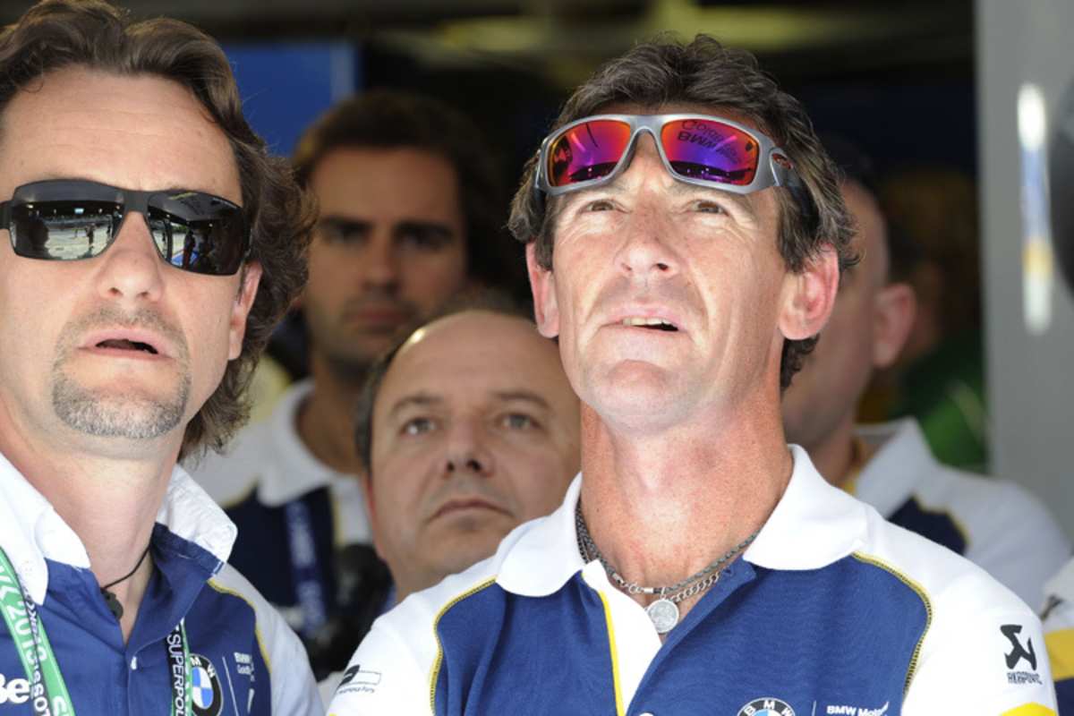 Andrea Buzzoni (li.) und Troy Corser