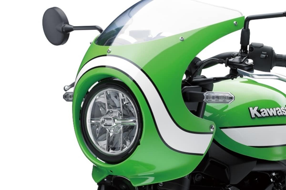 Lenkerverkleidung, wie man sie damals angebaut hat, weil das Geld nicht reichte für eine Vollverkleidung