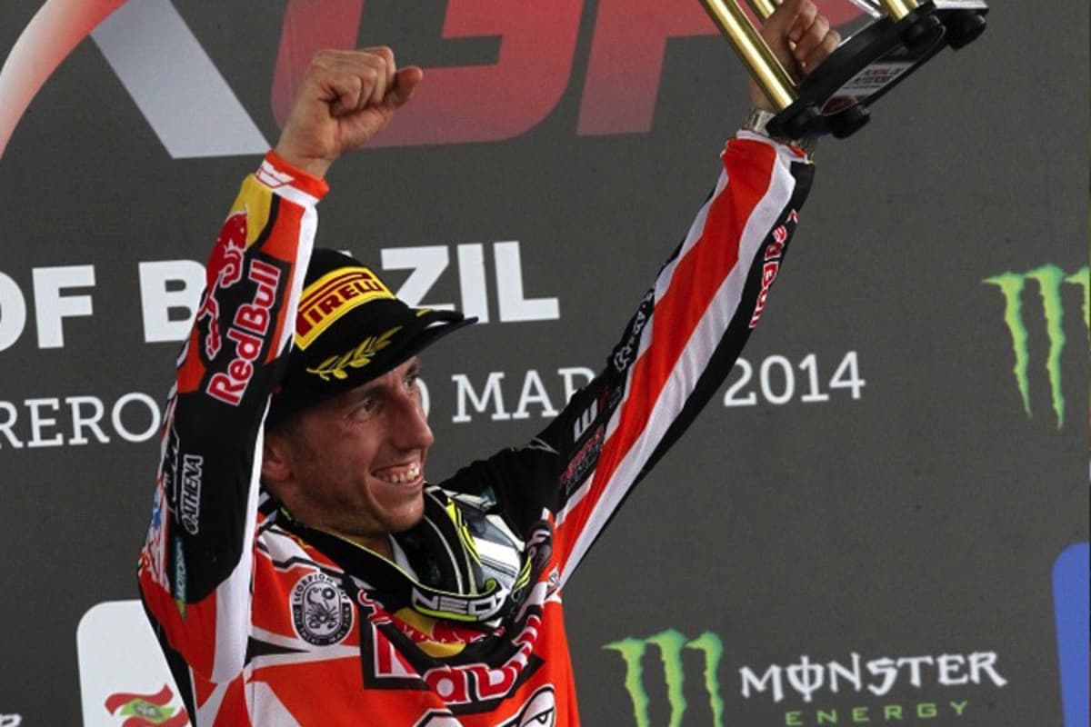 Trotz Schmerzen im Fuss Sieger in Brasilien: Antonio Cairoli 