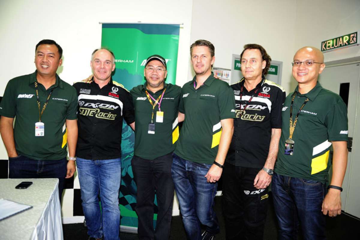 Neue Zusammenarbeit: Eskil Suter mit dem Caterham-Management