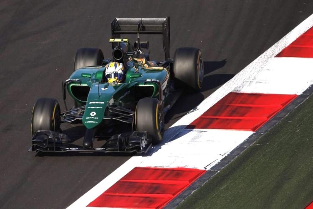 Caterham brachte 2014 das vorderhand letzte Auto im Grün an den Start